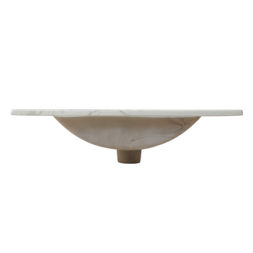Ancillary 3-Hole 20 in. W x 18.25 in. D Classic Contemporary Rectangular Ceramic Single Sink Basin Vanity Top